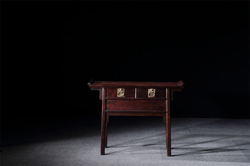 大红酸枝二联柜1件